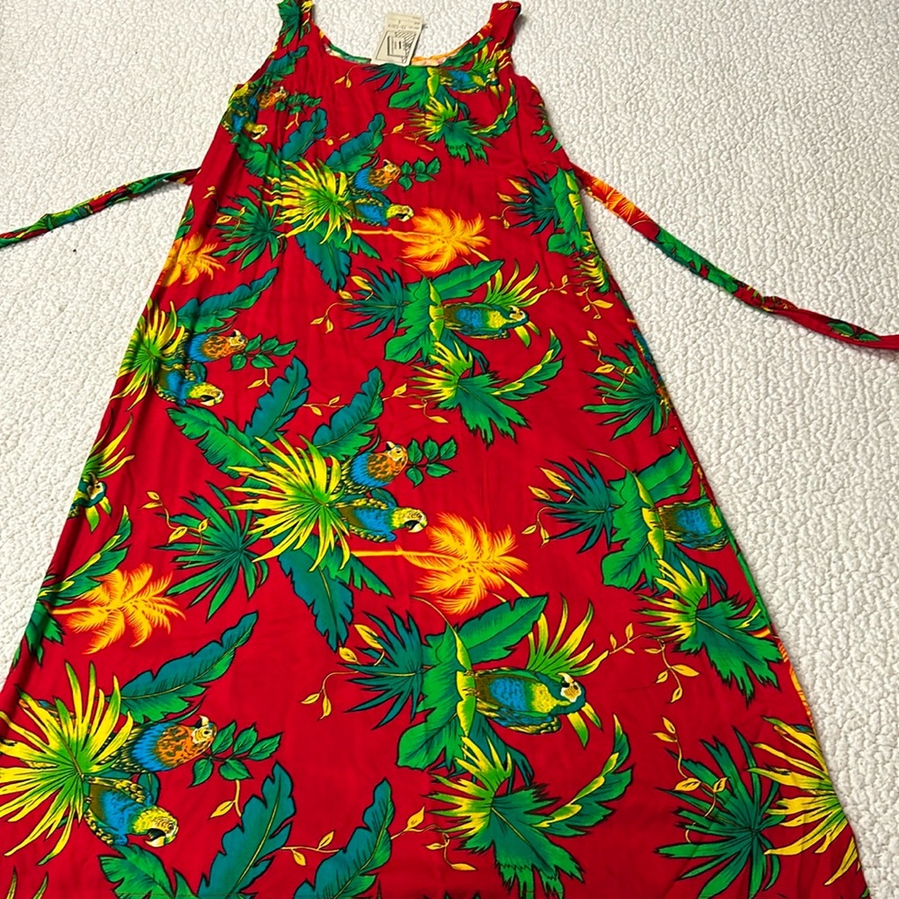 Coconut Pier / Parrot Dress / Size: 8